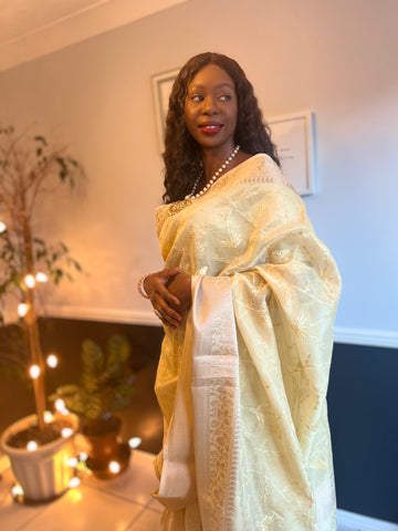 The Lemon Light Chanderi