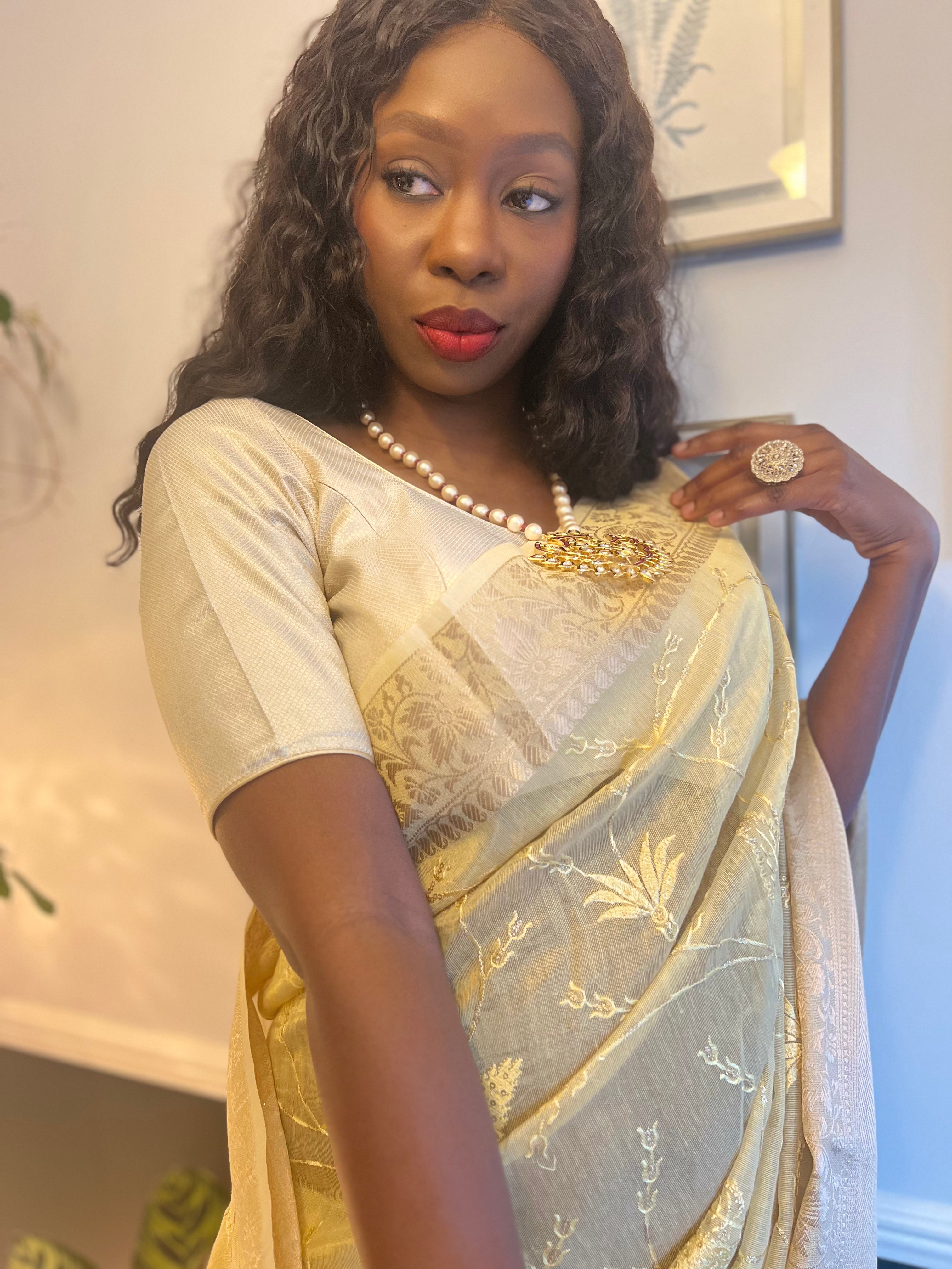 The Lemon Light Chanderi