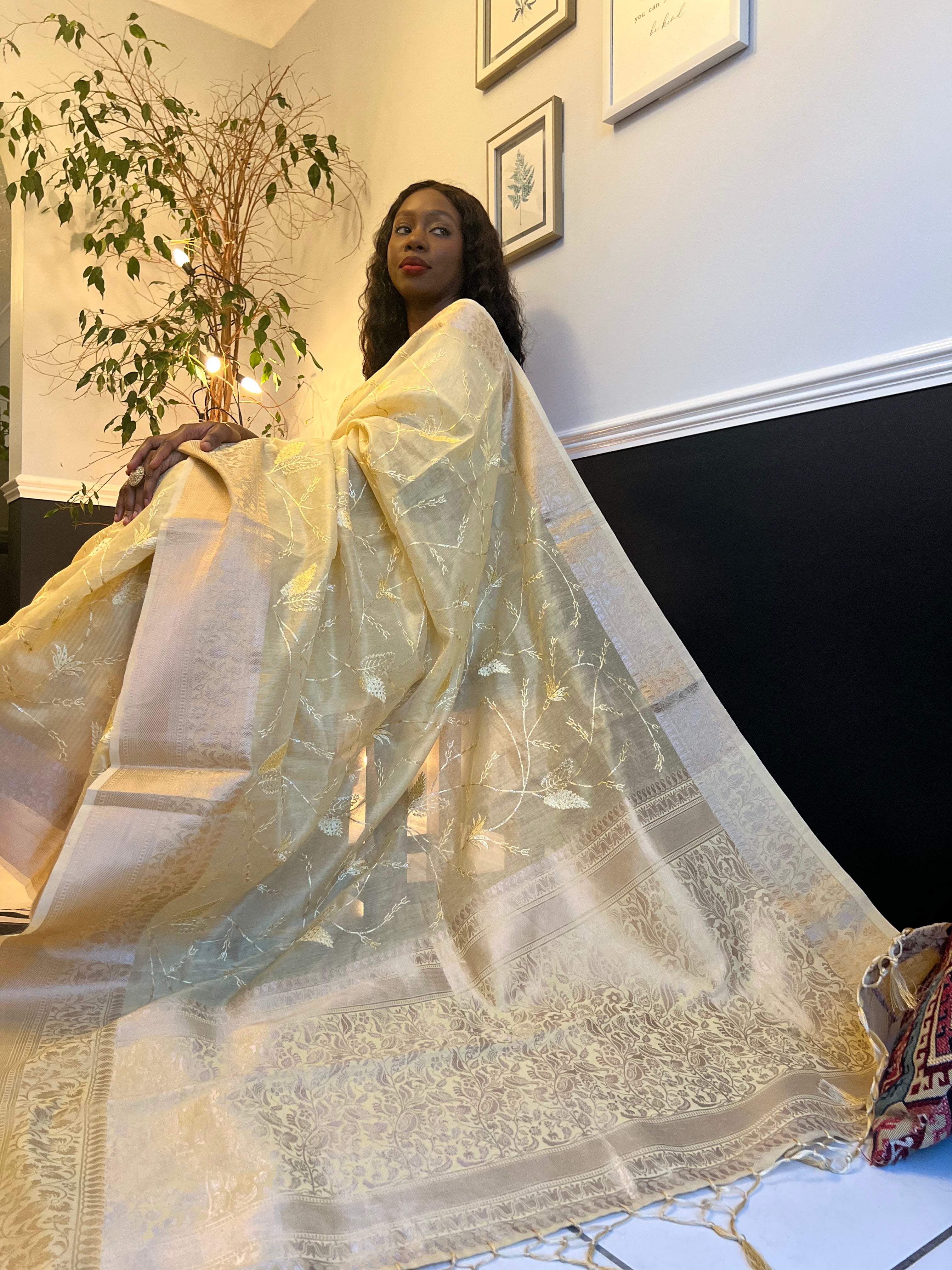 The Lemon Light Chanderi