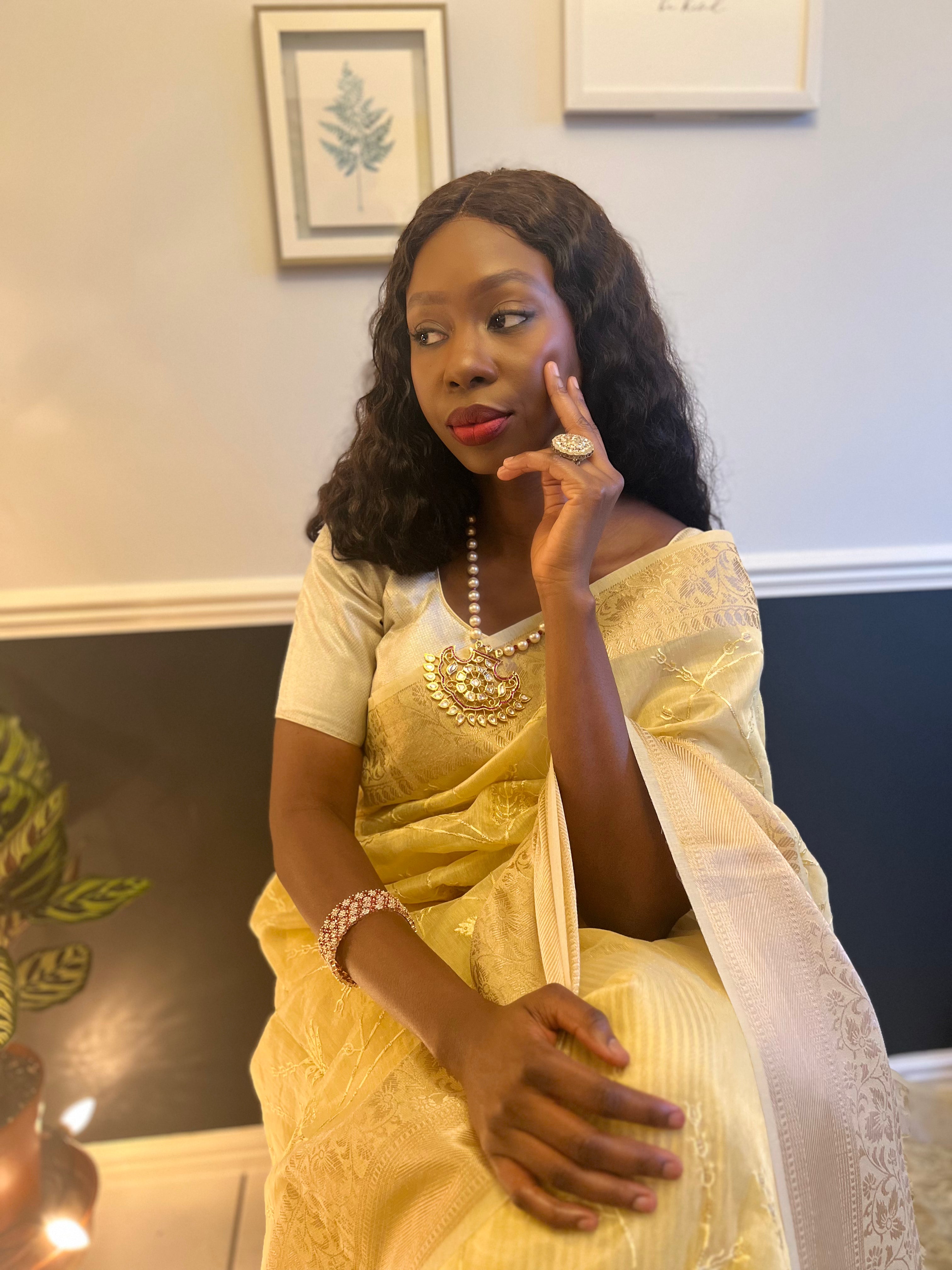 The Lemon Light Chanderi