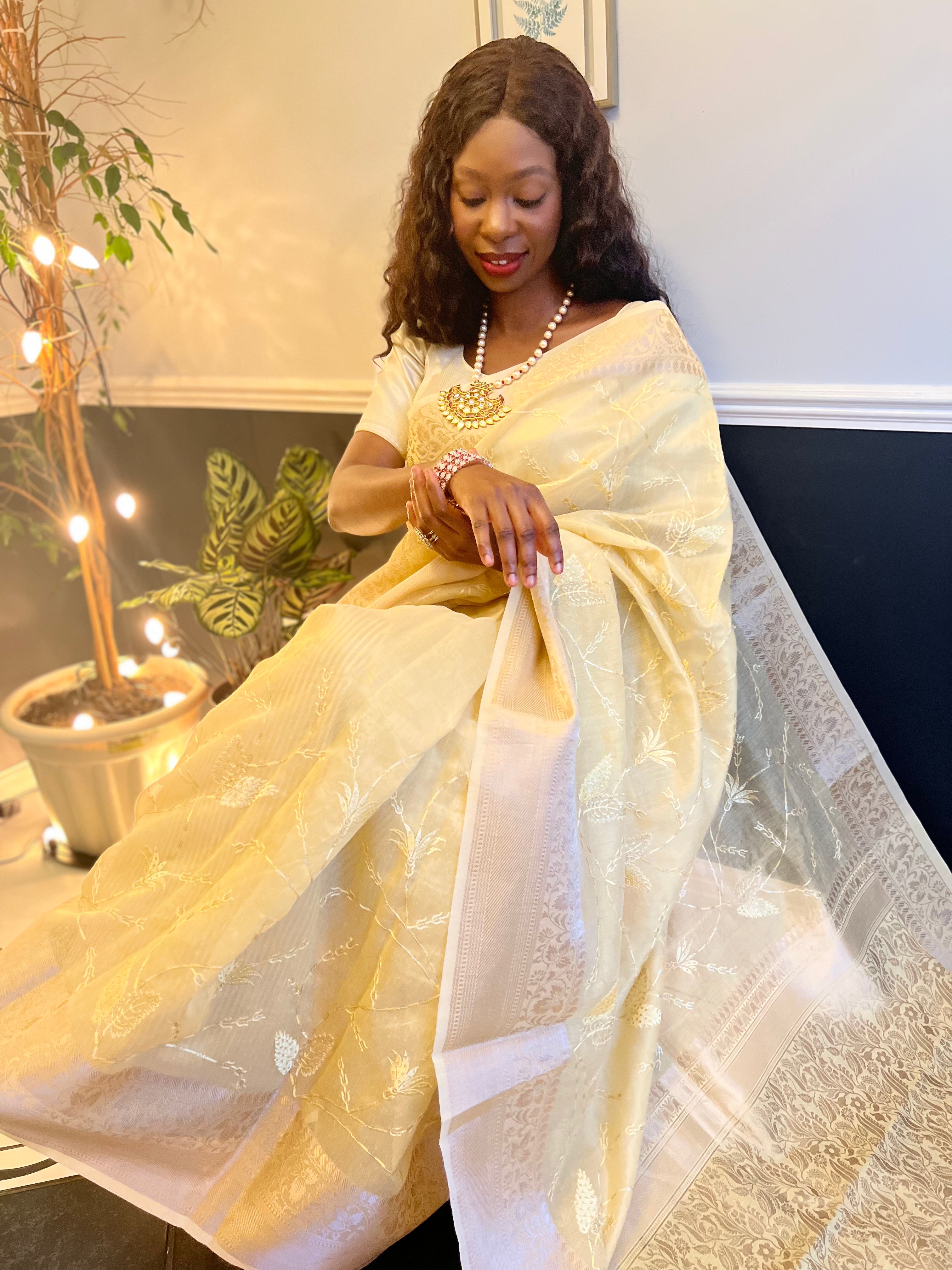 The Lemon Light Chanderi