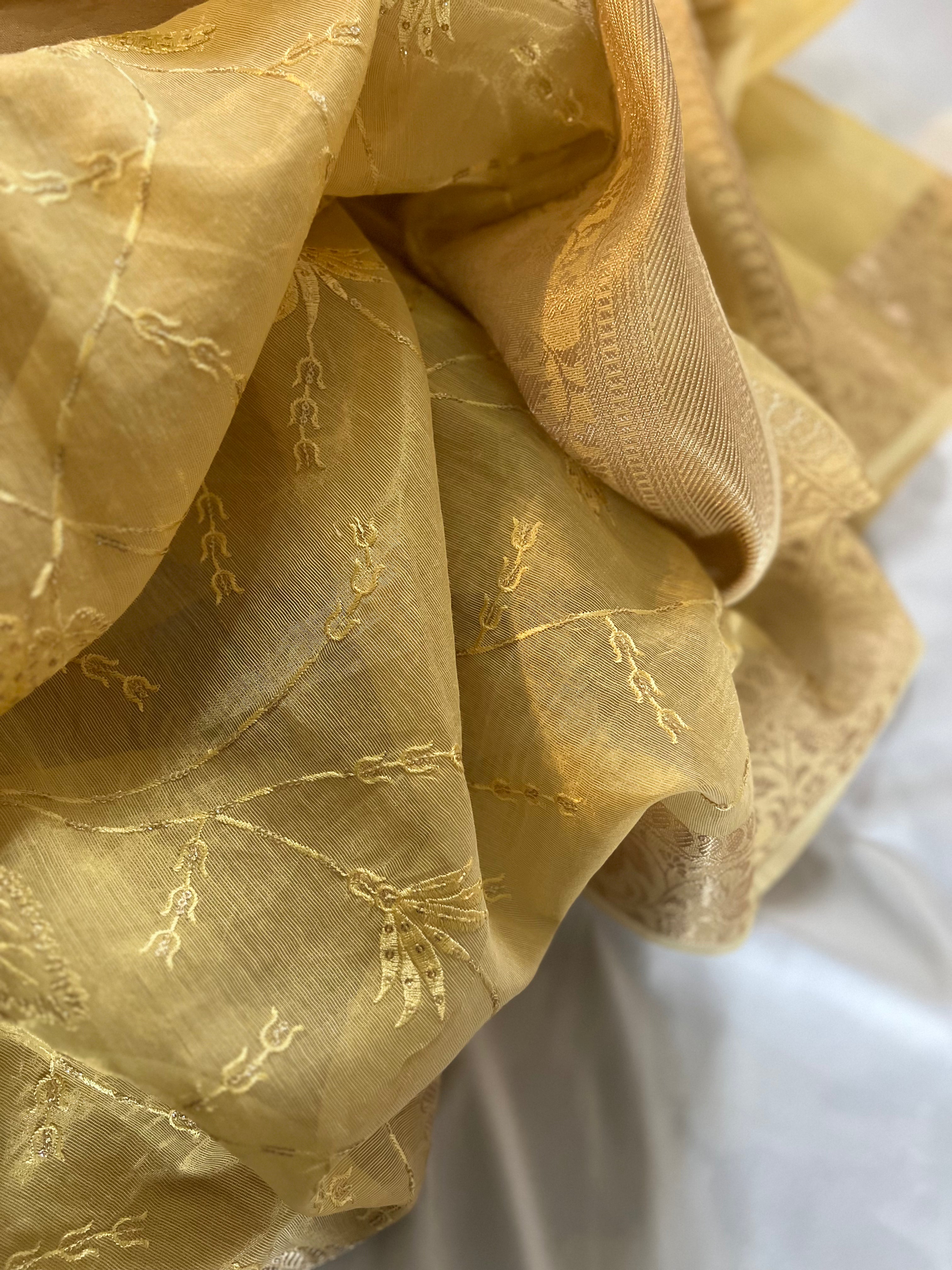 The Lemon Light Chanderi