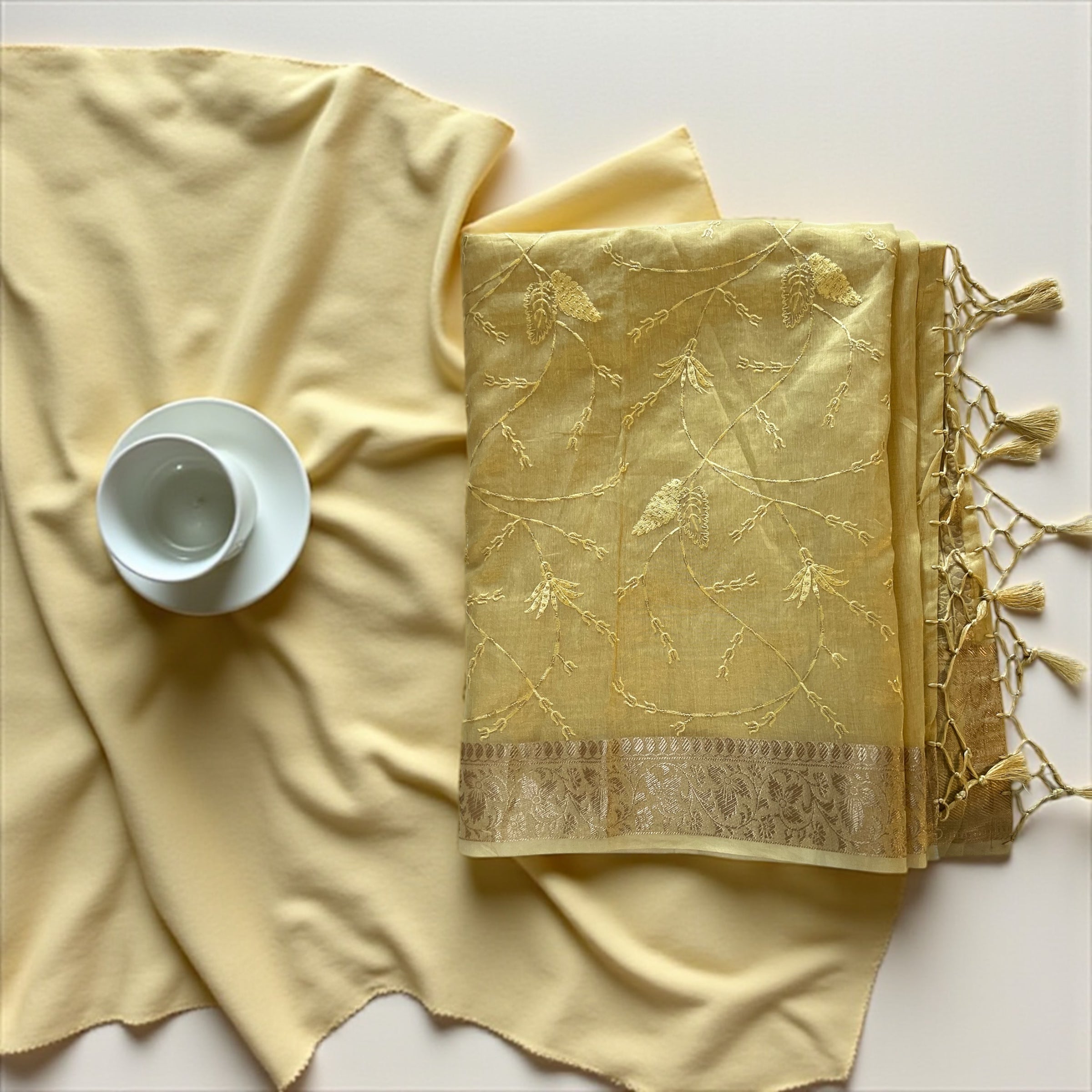 The Lemon Light Chanderi